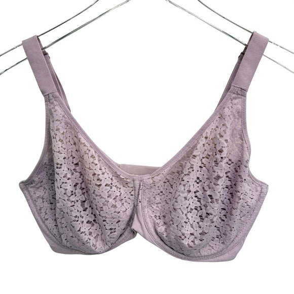 Chantelle Other - Chantelle Norah Comfort Underwire Bra Size 36DDD Floral Lace Lavender 13F1